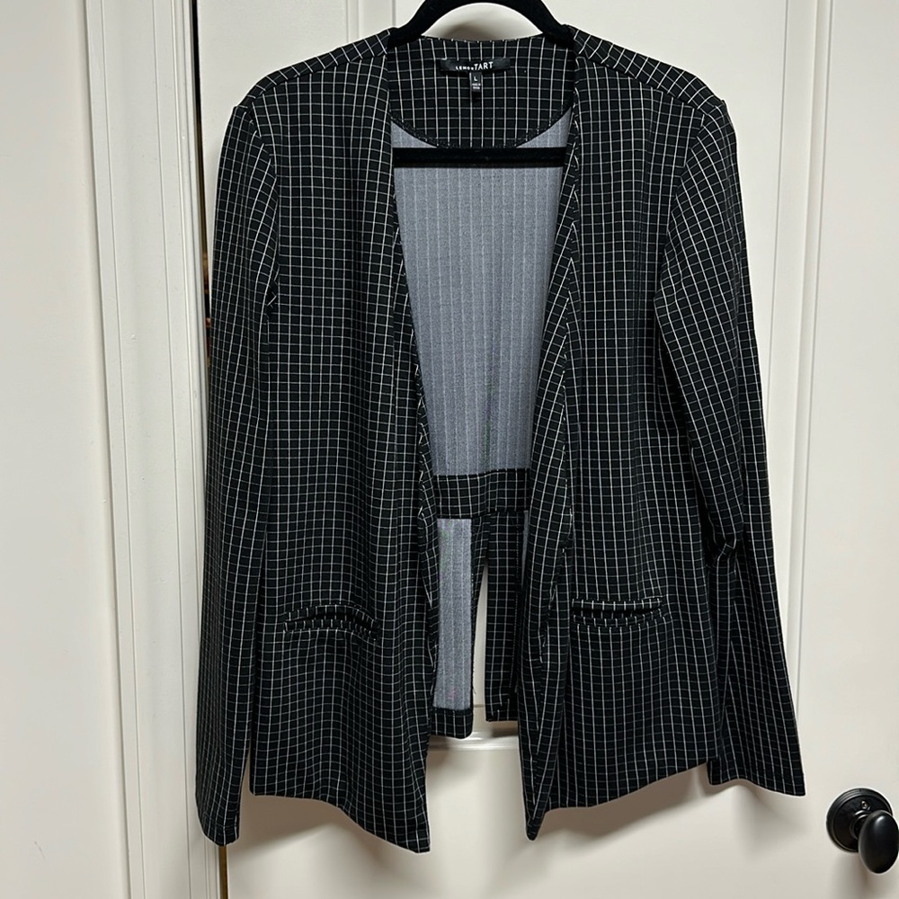 LemonTart pointe blazer open front casual blazer with stretch